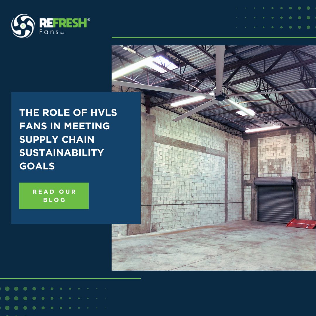 RefreshFans's tweet image. HVLS fans are helping warehouses &amp;amp; plants go green 

They balance temps, cut HVAC strain and boost comfort, making supply chains more efficient and sustainable.

Read more: 
refreshfans.com/hvls-fans-for-…

#SustainableSupplyChain #HVLSFans #EcoFriendlySolutions