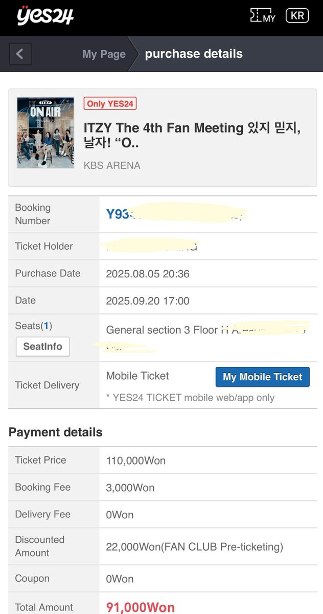 Does anyone need tickets for the fan meeting? I was unable to go to Korea because I had a fever. I'm selling my third floor ticket

有人到現在還沒有飯咪票嗎？因為發燒了去不了，如果有興趣收票的話請跟我聯絡，是三層的票😢
 #ITZYONAIR