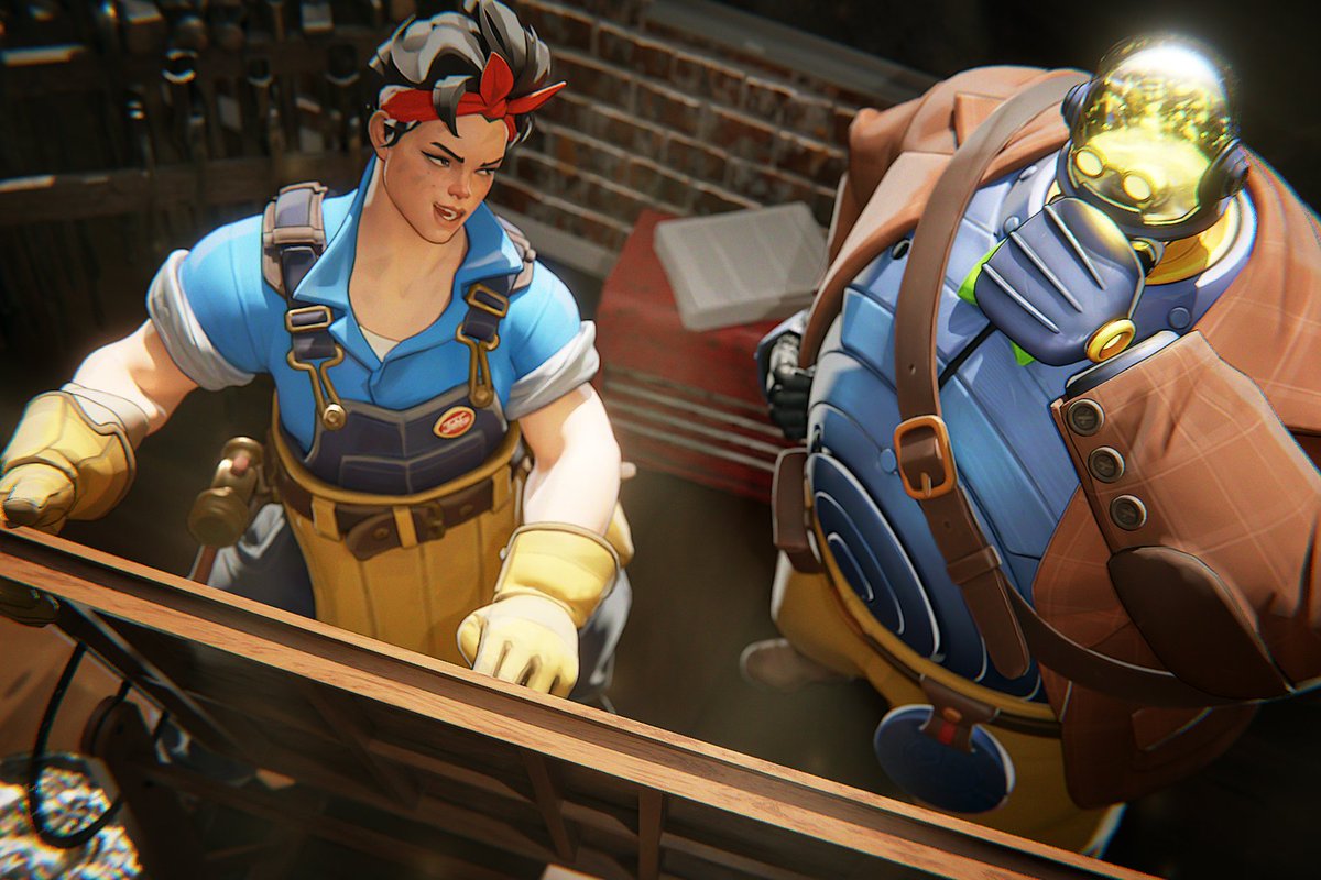 McGinnis showcases her new project to Dynamo
#Deadlock #deadlockfanart