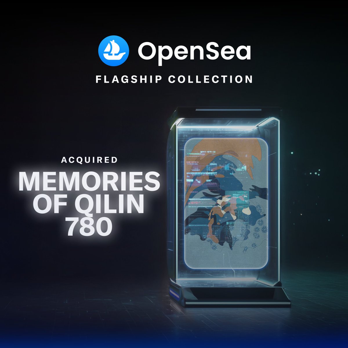 opensea's tweet photo. Joining OpenSea’s Flagship Collection…

Memories of Qilin by @emilyxxie. Released in March 2022 on Art Blocks, it blends East Asian traditions with generative code, creating 1,024 works that merge tradition with computation.

Welcome home, Memories of Qilin 780.

More below. https://t.co/bDKQTSx3Y2