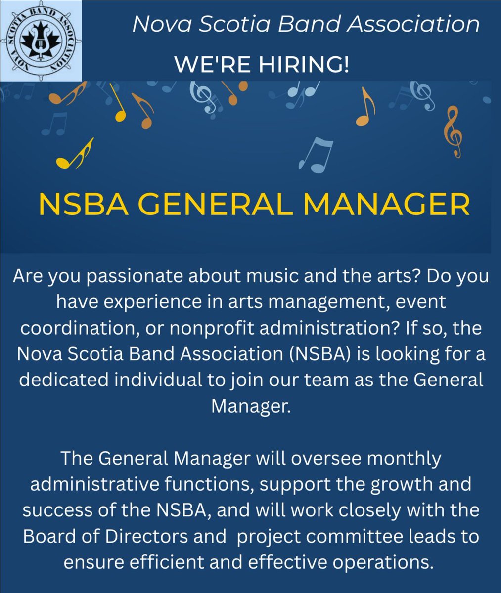 NS Band Association tweet media