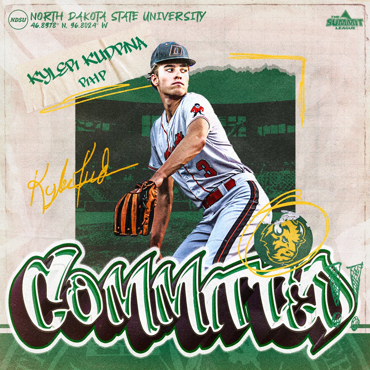 Let’s work!! I’m so grateful to announce my commitment to play D1 baseball at North Dakota State University! Thank you family, friends, coaches, teammates for everything! Most importantly PRAISE THE LORD!! #rollherd 🦬🤘<a href="/NDSUbaseball/">NDSU Baseball</a>