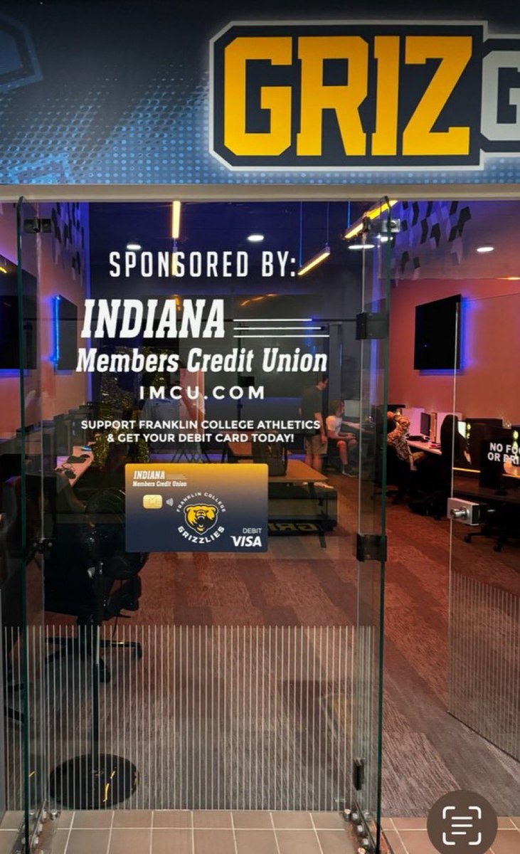 Loving the new <a href="/IndMembersCU/">Indiana Members CU</a> signage in the arena. Tonight we kick off our 5th year of collegiate play with a 7pm Smash matchup against Cedarville University. Let’s go!