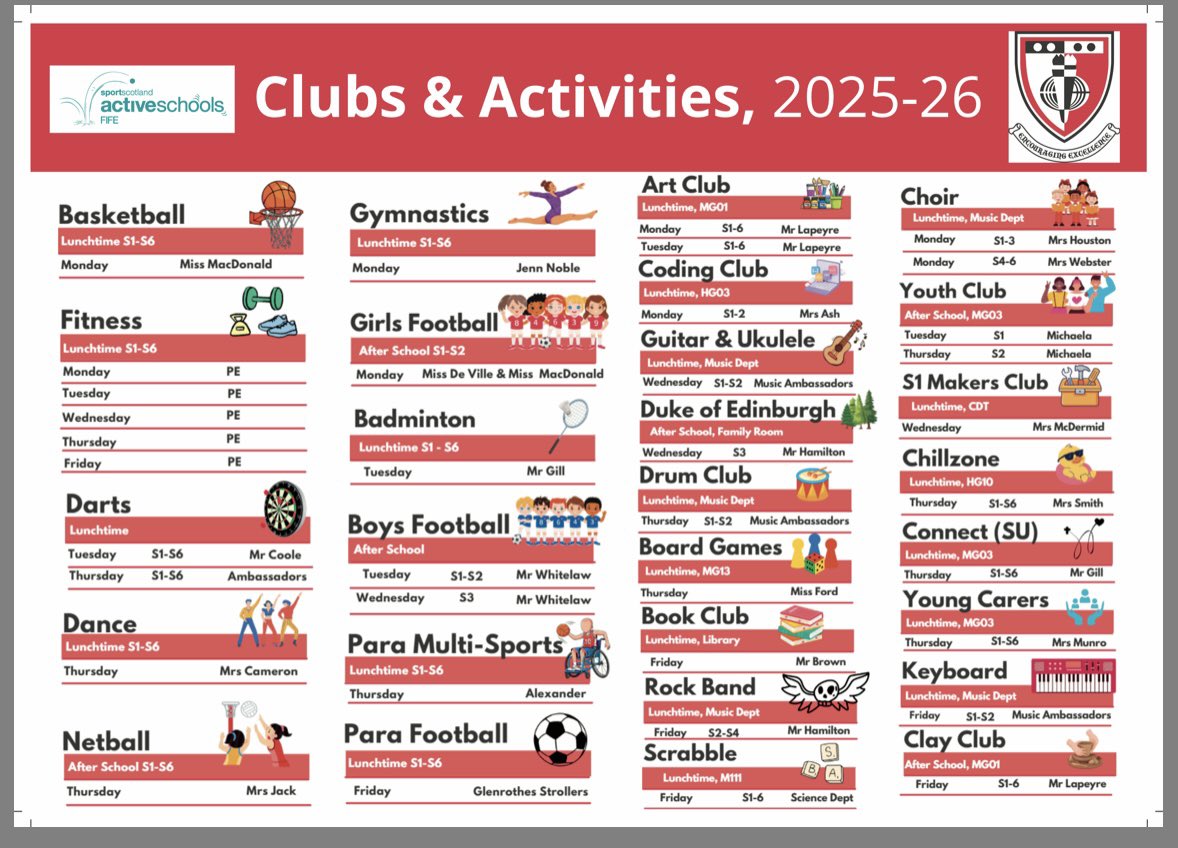 Glenwood High School (@glenwoodhs) on Twitter photo Please find our extra curricular programme which is listed below 👇 🏆💃⚽️🎼🎯 Please find our extra curricular programme which is listed below 👇 🏆💃⚽️🎼🎯