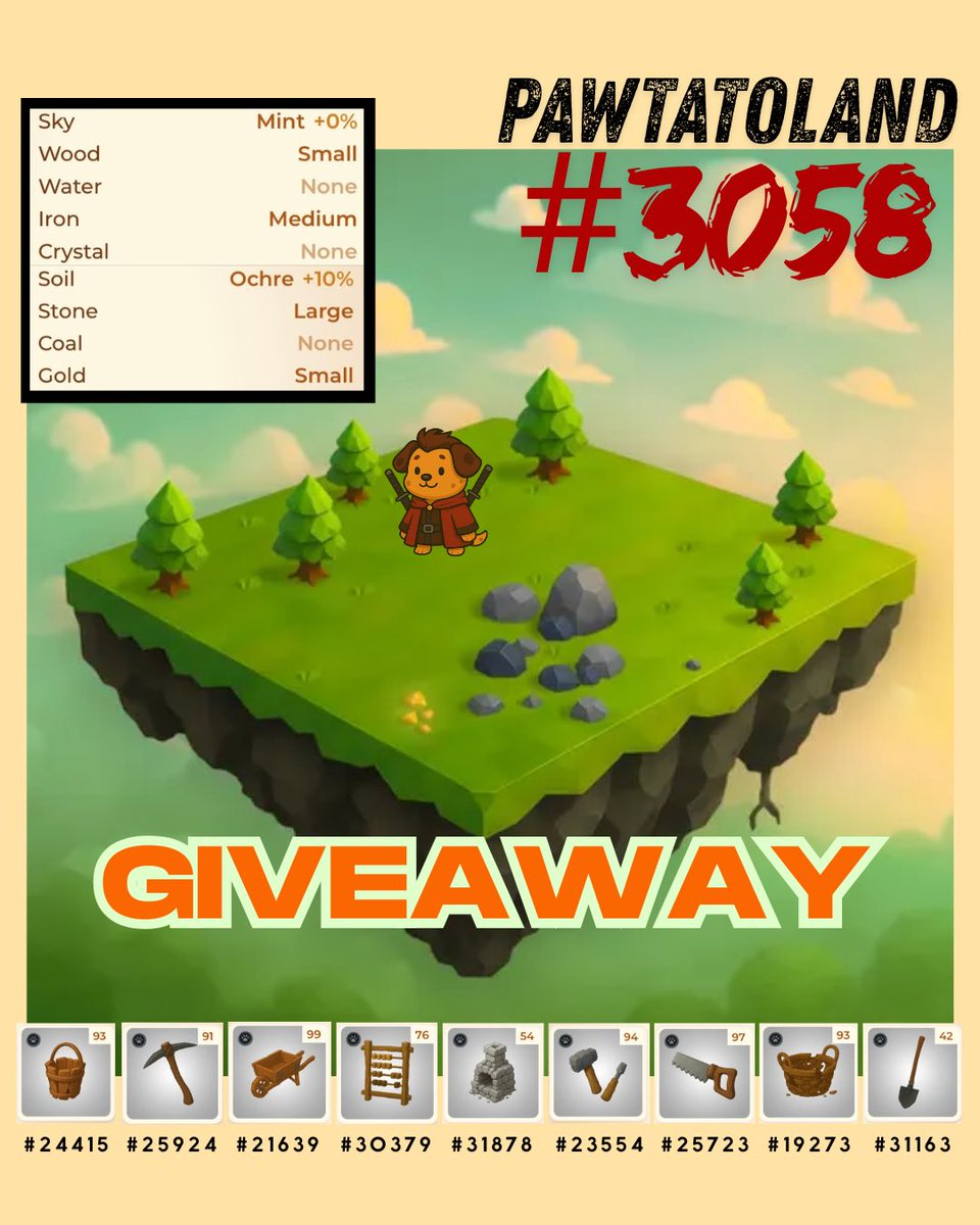 ImJustSero.sui (@imjustsero) on Twitter photo $SUI HIT $4!! Lets celebrate!
β°οΈποΈ <a href="/PawtatoFinance/">Pawtato Finance | Sui</a> NFT GIVEAWAY π¨
Get started on the Pawtato journey with a good land & full set of toolsπͺ
β
Follow <a href="/ImJustSero/">Sero.sui</a> (me) & <a href="/PawtatoFinance/">Pawtato Finance | Sui</a>
β»οΈ RT & Like this post
π₯ Tag 3 friends & comment Pawsomeπ₯
Winner in 5 days! GL π $SUI HIT $4!! Lets celebrate!
β°οΈποΈ <a href="/PawtatoFinance/">Pawtato Finance | Sui</a> NFT GIVEAWAY π¨
Get started on the Pawtato journey with a good land & full set of toolsπͺ
β
Follow <a href="/ImJustSero/">Sero.sui</a> (me) & <a href="/PawtatoFinance/">Pawtato Finance | Sui</a>
β»οΈ RT & Like this post
π₯ Tag 3 friends & comment Pawsomeπ₯
Winner in 5 days! GL π