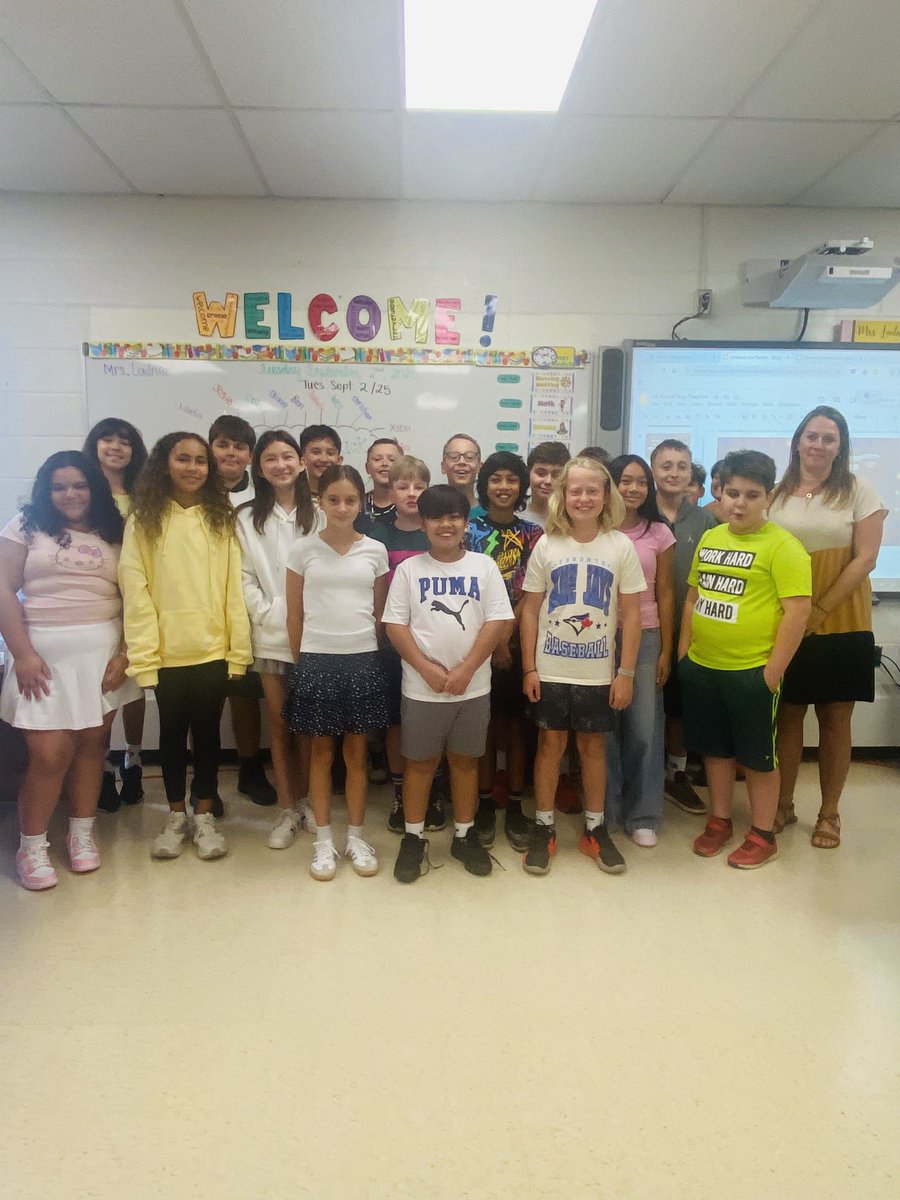 A little delayed, but proud to introduce my incredible grade 6 class of 2025! I am blessed to have taught half of them already &amp; excited to welcome the other 1/2 of my school kiddos. It’s been an incredible 3 weeks and I cannot wait for the rest of the year!📚✏️<a href="/stjeromedpcdsb/">stjeromedpcdsb</a>
