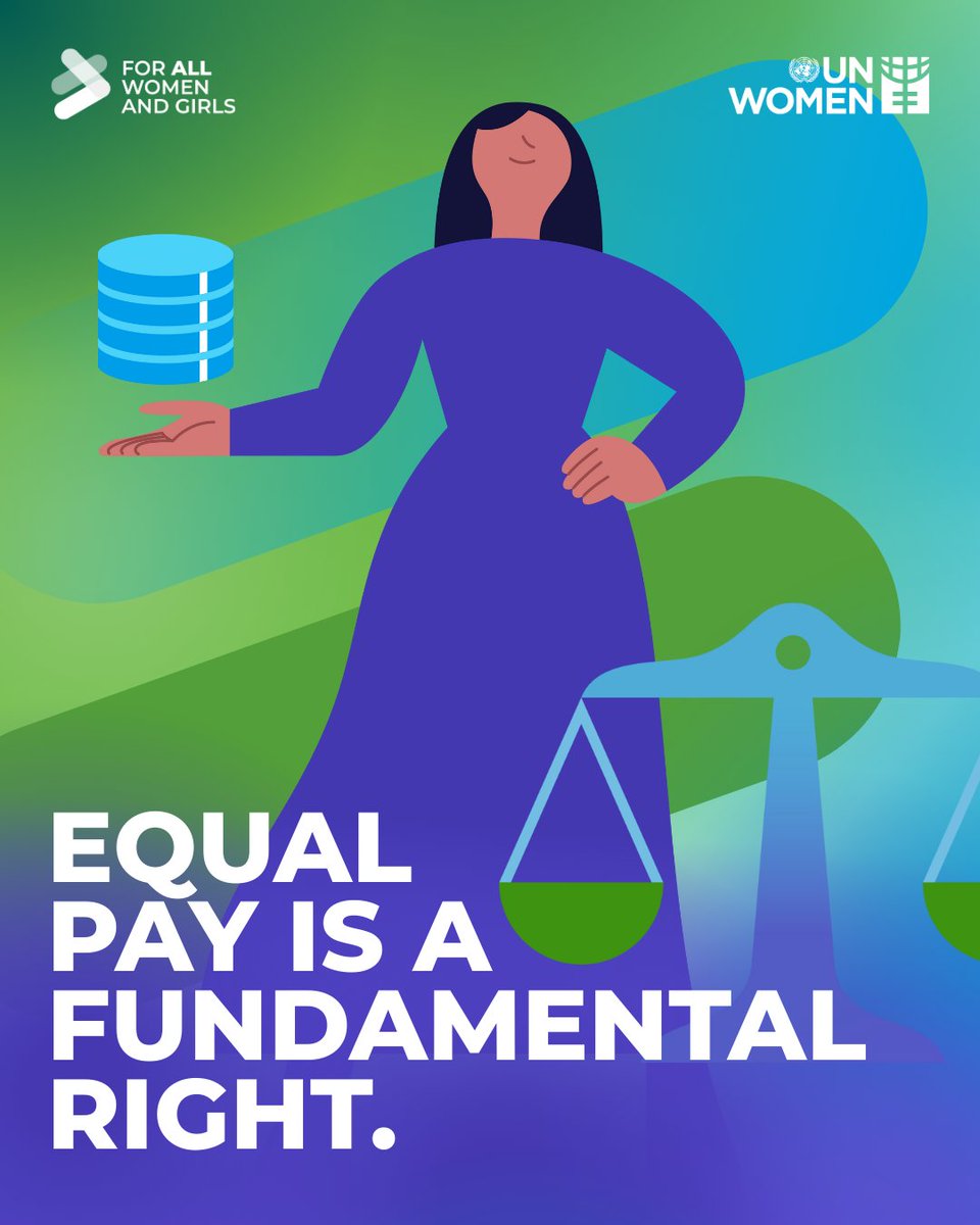 Today is #EqualPayDay! This day is a reminder that women worldwide still earn around 20 per cent less than men – the equivalent of working for free for the last two months of every year.  

Equal pay isn’t a favour — it’s a fundamental right. 
#HeForShe #WomenCount