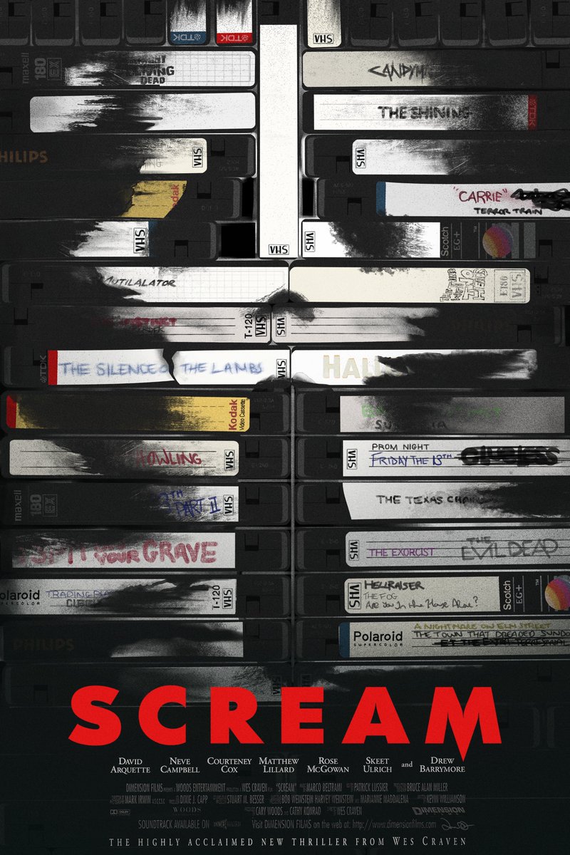 Incredible poster for Scream by <a href="/DaveOFlanagan/">Dave O'Flanagan</a> 

#Scream