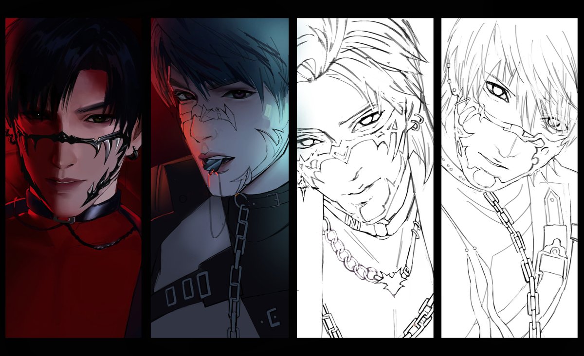 wip (sorry rafayel) #loveanddeepspacefanart