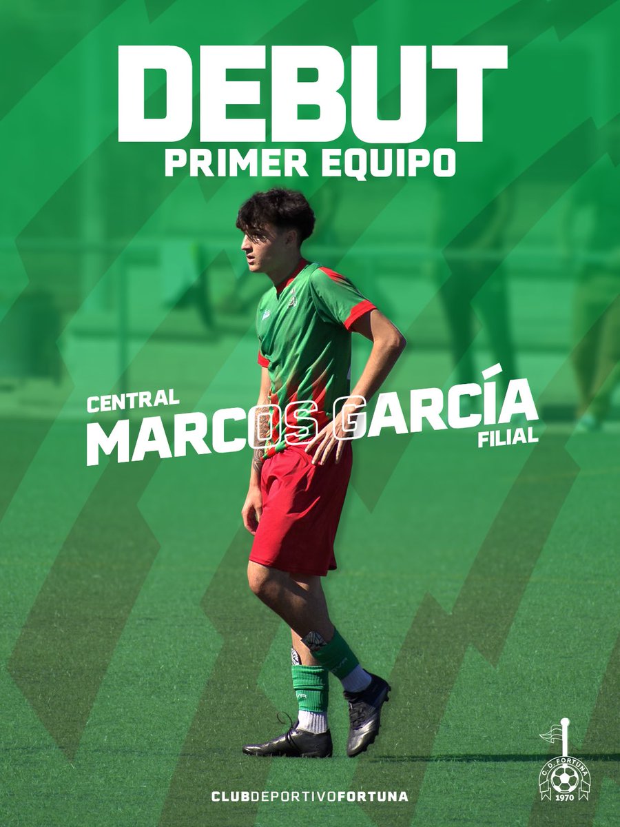 MARCOS GARCÍA | DEBUT

Nuestro jugador Marcos García, central del Aficionado B, debutó este pasado finde semana en partido oficial con el primer equipo en la victoria por 5-1 en casa. 

¡Enhorabuena Marcos!
#VamosFortuna