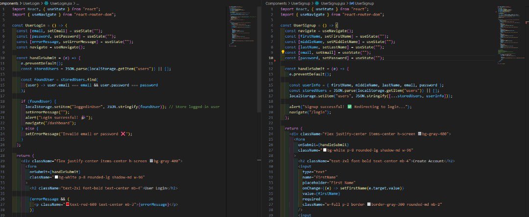 CodeWithBeerah's tweet image. Day 18 #30DaysOfCode
Form Handling with React 💡

✅ Signup + Login forms
✅ Protected routes
✅ Dashboard + Logout

👉 form-handle-rgsg.vercel.app

 #ReactJS #WebDev #Frontend #BuildInPublic
#WomenInTech