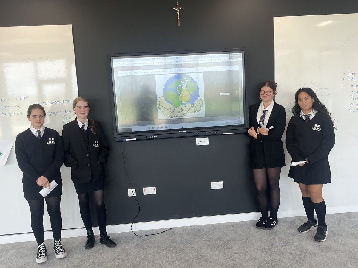 S3 Chemistry class A after their Dragon’s Den interviews on Biofuels. Very successful afternoon being grilled by HT, PTC &amp; Chemistry teacher.