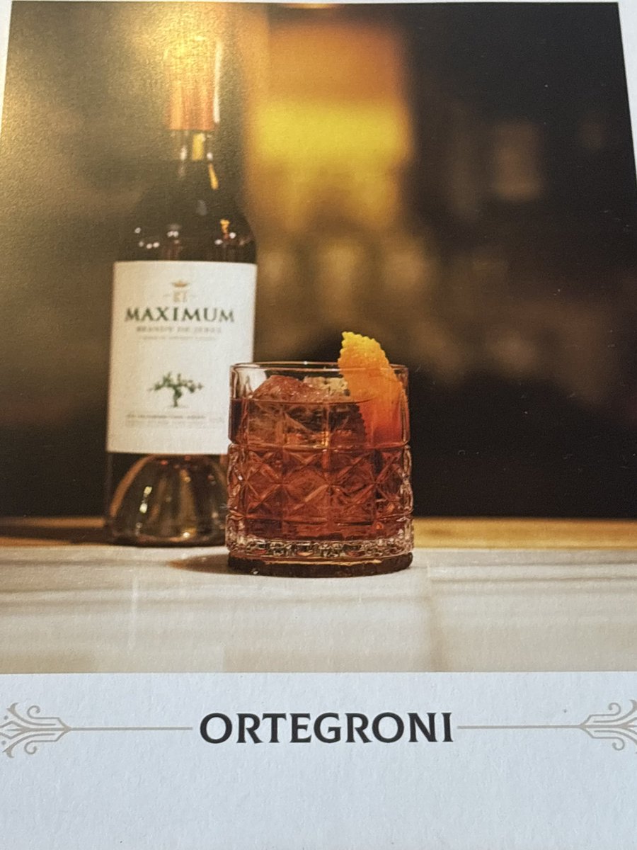Forgive me Padre….for I have sinned….Jerez Negroni before Negroni O’Clock. Fabulous darlings!