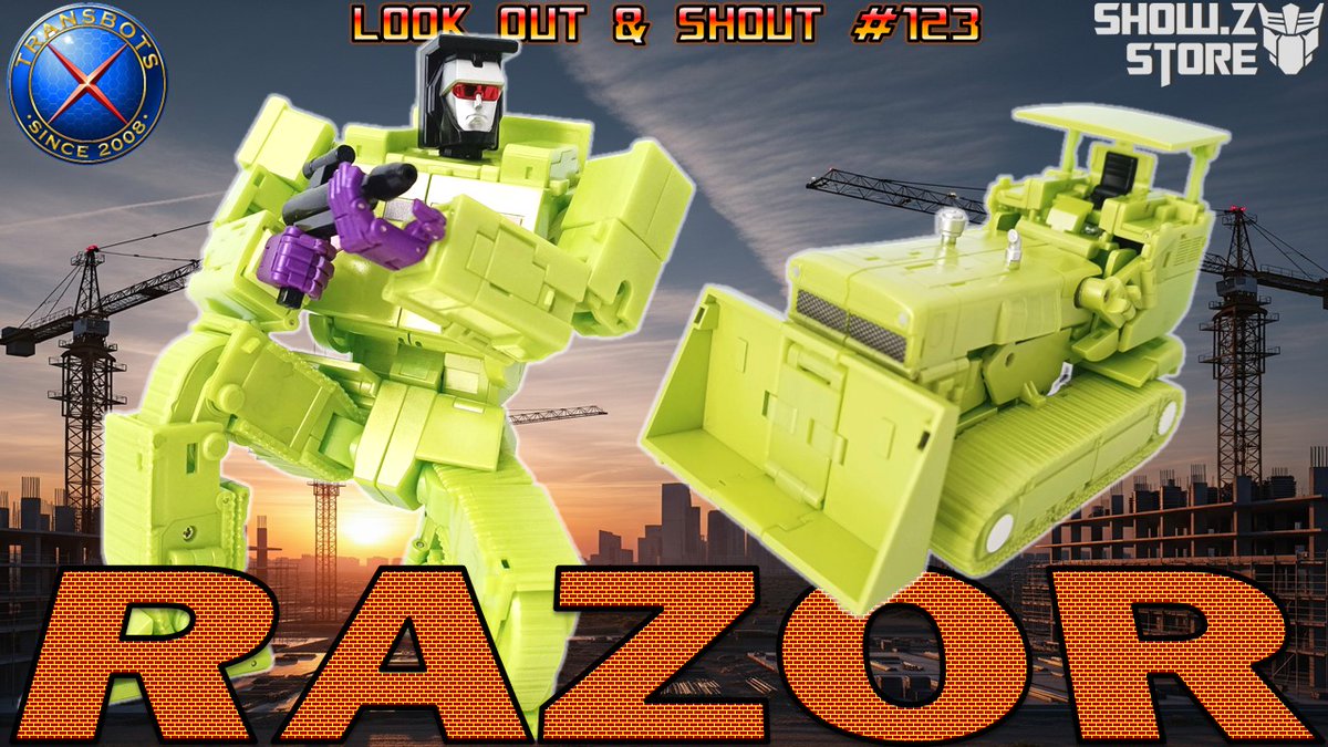 ArrowFyre's tweet image. 🚨 NEW REVIEW for X-Transbots toys MX-45 Razor on episode 123 of Look Out &amp;amp; Shout 🚨

Watch it here 👉 youtu.be/fGyLrlRl60U

#Transformers #Xtransbots #Razor #Bonecrusher