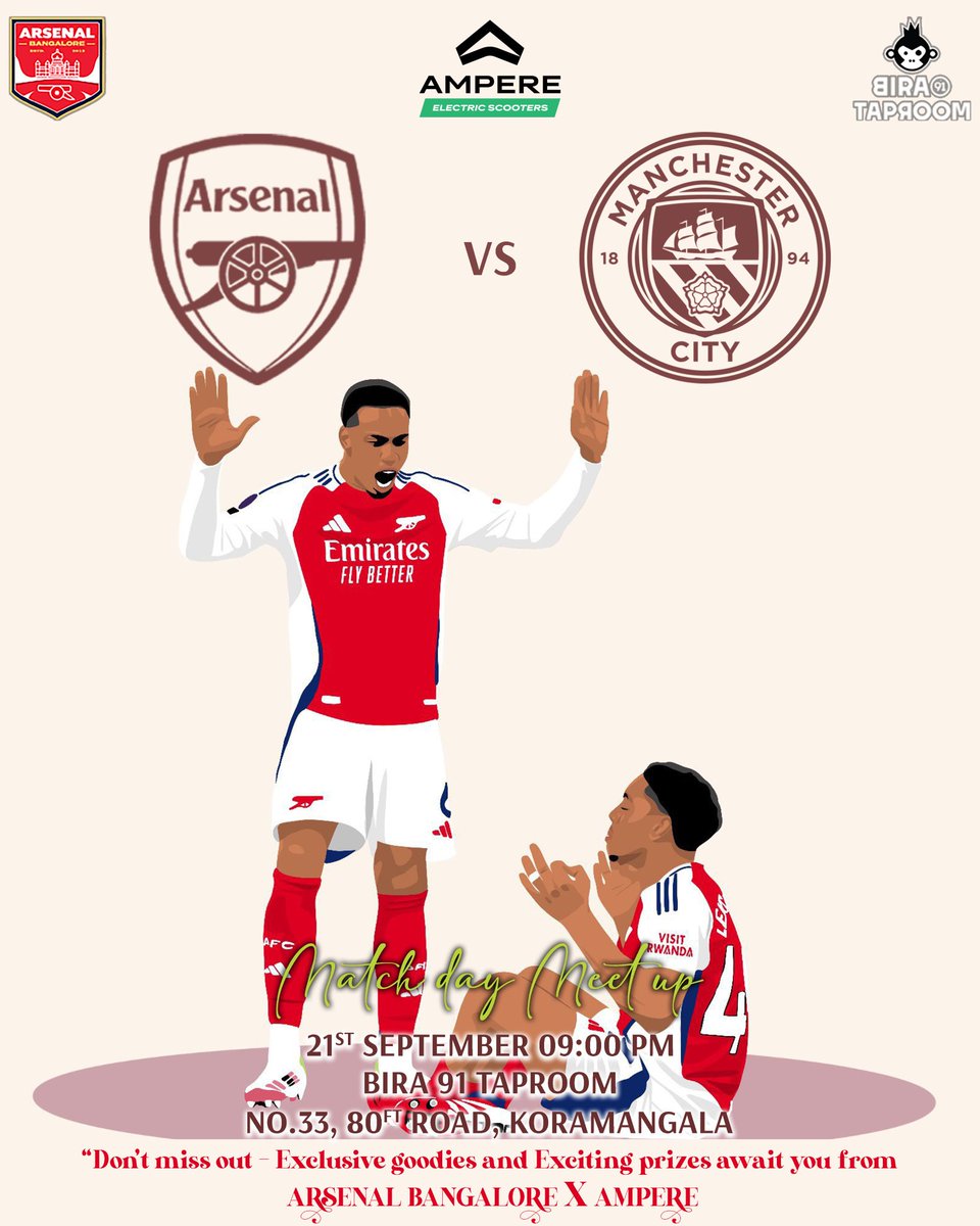 Arsenal Bangalore tweet media