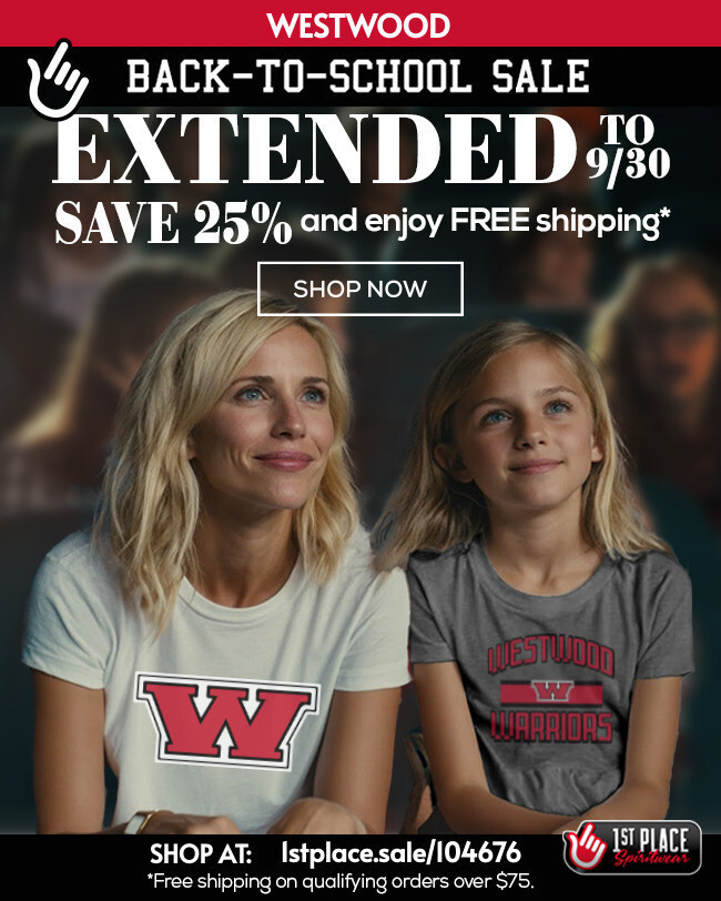 The Westwood Back-to-School Sale has been extended! boe.mono.k12.wv.us/o/wms/article/…