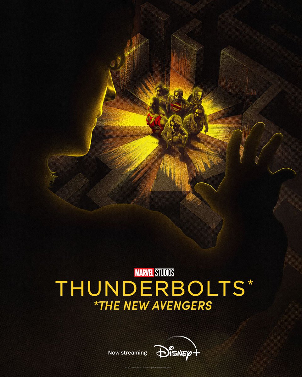 PosterEscape's tweet image. Fantastic poster for Thunderbolts by @chris_digiart 

#Thunderbolts