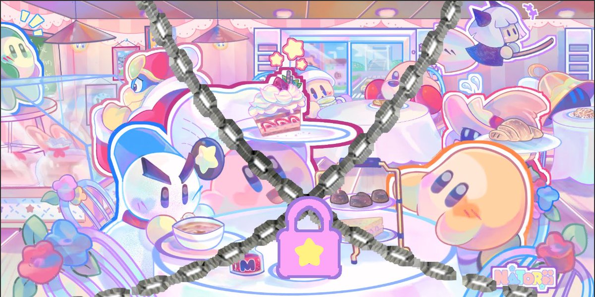 ( hi hi )> 👋(^-^
i made this kirby thumbnail art for someone back in febuary but theyve since gone mia. i dont want this to go to waste, so if u do or know someone who does the nintendo/kirby music playlist videos on youtube and ud like to use this, pls just dm me ^-^✨
#Kirby