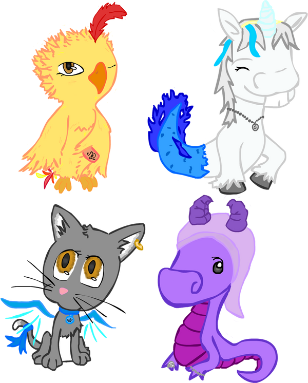 ElliotShoe's tweet photo. VS the way I drew them all back in 2011, lol! https://t.co/Znf03dugbG