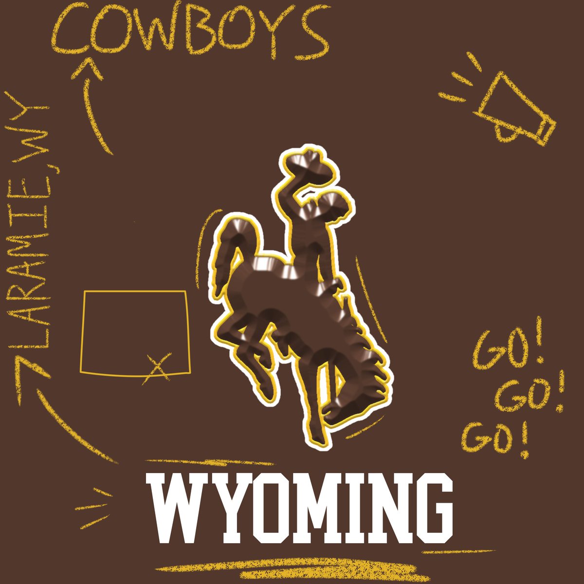 TFL_CFB's tweet image. Like this post to vote for Wyoming
