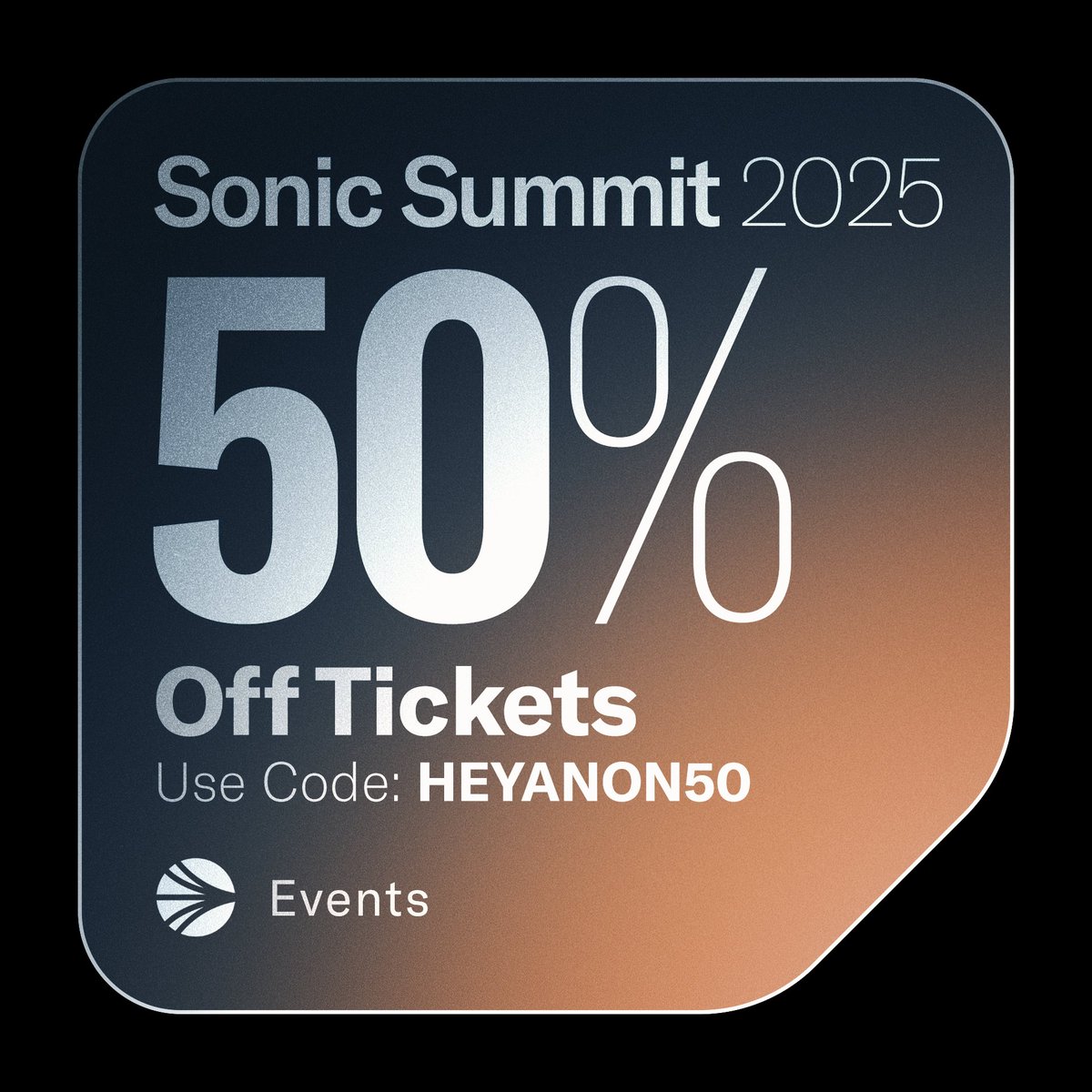 Sonic Summit 2025 in Singapore: Sept 29 - 30 

<a href="/danielesesta/">Daniele 🟧 ( Meme Quant )</a> will be speaking on Sept 29th at 3:30

During the presentation he will be sharing what we have been working on, and what the future of DeFAI looks like.

See you there!