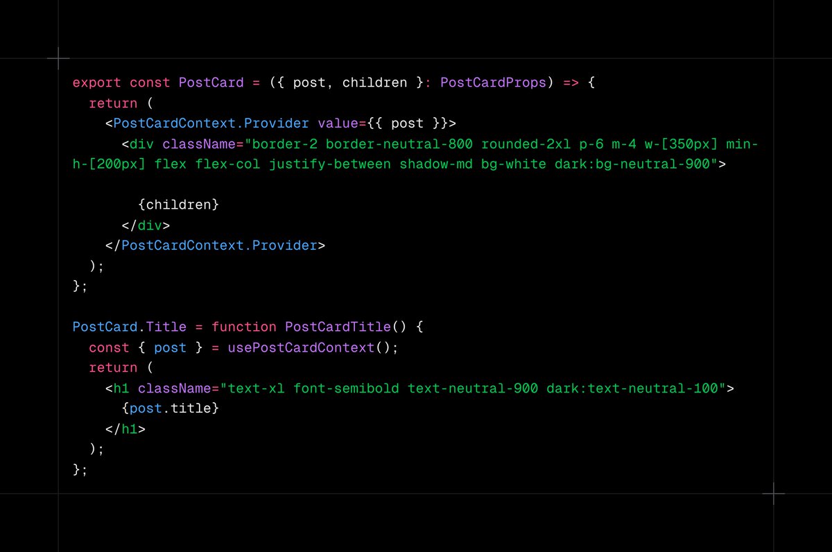 devansh_ts's tweet image. In JS, functions are objects and can have properties.
React compound components are the perfect example.