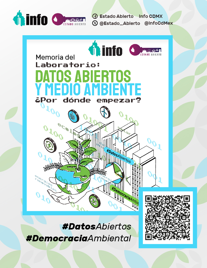 #DemocraciaAmbiental |💡 Los #DatosAbiertos permiten transformar información pública en propuestas y soluciones para problemas sociales 🌱

Revisa la memoria del Laboratorio de Datos Abiertos y Medio Ambiente, disponible aquí:
🔗 goo.su/Oyko5lu