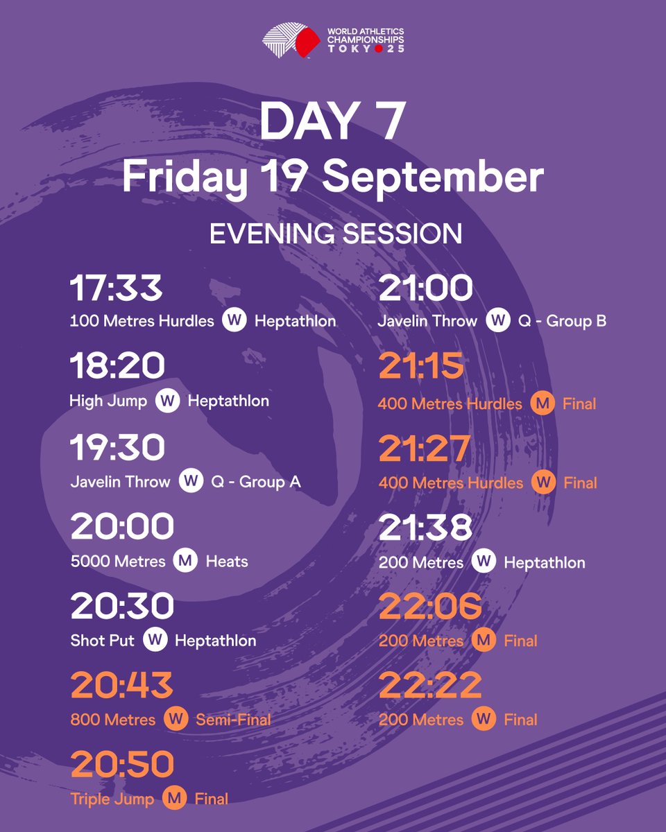 Just 3 days left🔥 Here's today's schedule 👇 いよいよ残り3日