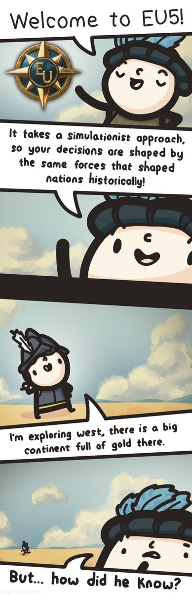 Spoilers for 1492: America exists