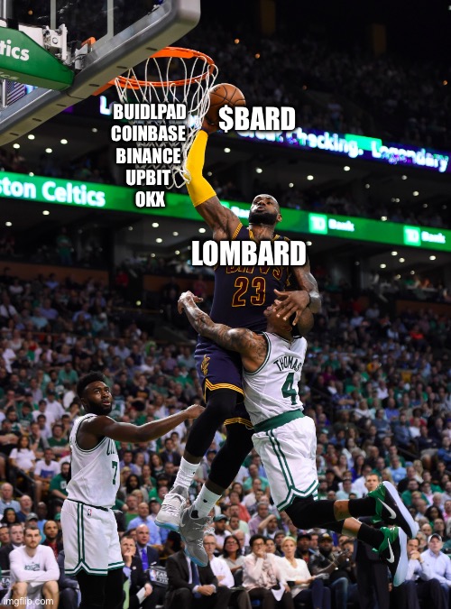 Lombard flawlessly slam dunking every single $BARD sale and listing was definitely ON my 2025 bingo card!