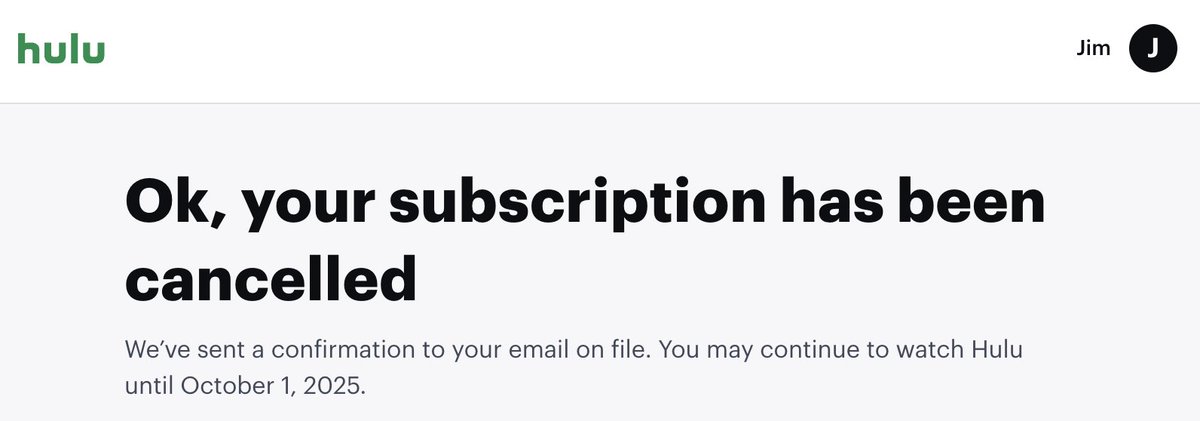 I'm not a Jimmy Kimmel fan, but what happened yesterday is not ok. Canceling my Hulu / Disney+ subscription until the show is reinstated.
