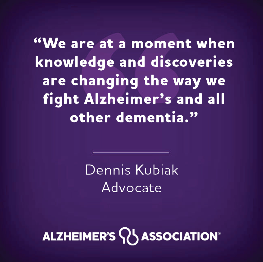 ALZIMPACT's tweet image. In a letter to his local newspaper, Dennis Kubiak shares his family’s experience with Alzheimer’s and urges Congress to increase dementia research funding. Read his story ➡️ bit.ly/3IrCQSs #RallyMedRes