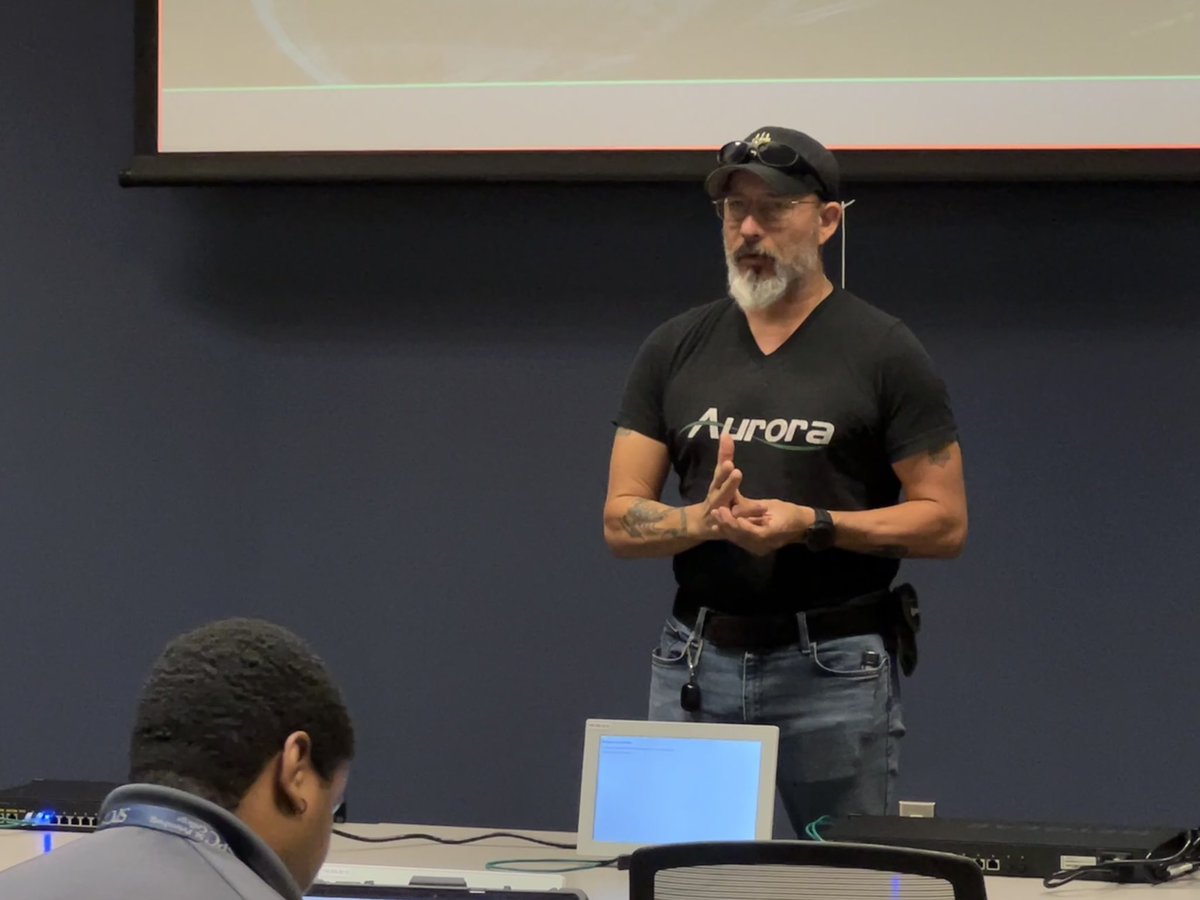 madsoundguy's tweet image. Big thanks to St. Petersburg College for hosting our 2-day Aurora Multimedia training! 🚀
AV over IP, VPX, &amp;amp; Advanced ReAX/Core Studio with Chris Koerner and I. 🙌

@synigizesales @AuroraMMCorp 
@avtweeps 
@spcnews 
@my_pcs 

#AVoverIP #ReAX #CoreStudio #VPX