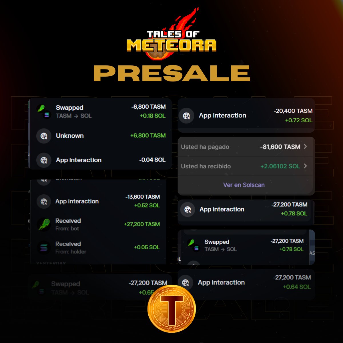 TeamCoinDAO cooking again!

Our members crushed the <a href="/talesofmeteora/">Tales of Meteora</a> presale, securing solid profits 💰

Early moves = early rewards 🏆