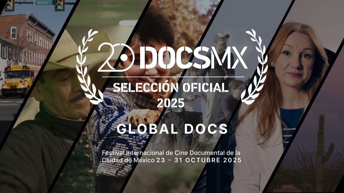 DocsMX's tweet image. #GlobalDocs: 11 documentales internacionales cruzan fronteras para llegar al #20DocsMX. 

Migración, memoria, resistencia, justicia, amor y supervivencia son los ejes que atraviesan esta selección en competencia.

🔗 Conoce la lista completa: bit.ly/3Zq6QnE