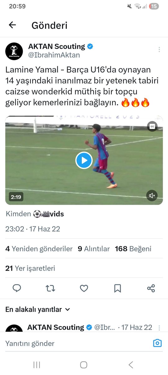 <a href="/Besiktas/">Beşiktaş JK</a> <a href="/IbrahimAktan/">AKTAN Scouting</a> bu adam beşiktaş geleceği olabilir lütfen alın bu adama emanet edin futbolu gerçekten çok iyi biliyor bir kaç velet orospu çocuğunun sözüne kanmayın analizlerine göz atarsanız az beyniniz varsa anlarsınız ne kadar pro seviye analiz yaptığını