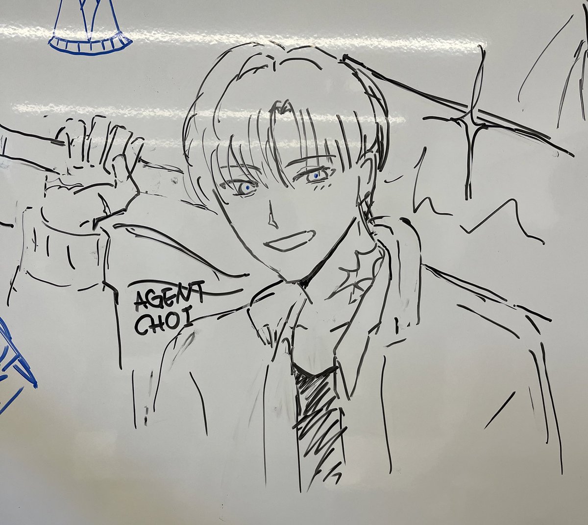 __yunyaa's tweet photo. agent choi!!!!!! I love him!!!! https://t.co/TT1FF4bDcJ