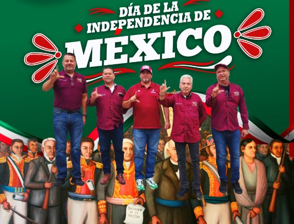 GRUPO_XALAPA42's tweet photo. En @GRUPO_XALAPA42 nos reunimos semanalmente y este  16 de septiembre  Celebramos la Independencia honrando nuestra historia y unidad. ¡Viva México y la Sección 42 STPRM!
@Seccion42_STPRM 
@lgps03101 líder
@MarcoAzuara1  #SecGralSec42
#UNIDOSVENCEREMOS https://t.co/dhn4p52kwh