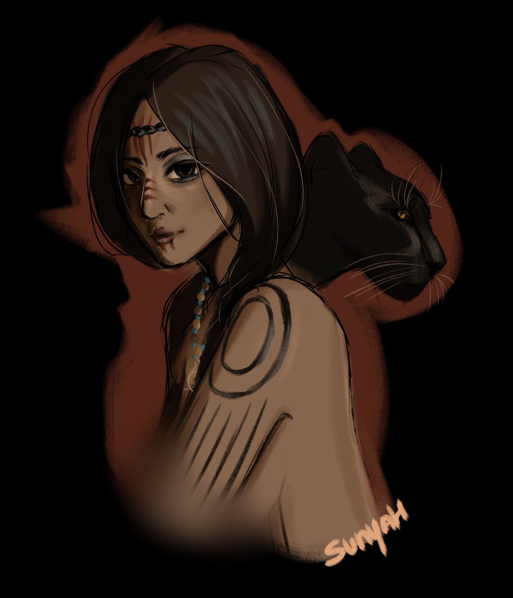 SunyahX's tweet image. un autre portrait !