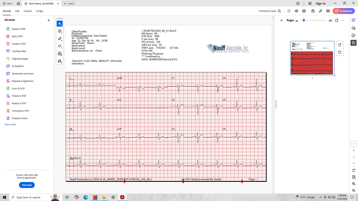 PC-Based ECG Auto-Diagnostics Designed 
for HealthCare Environments of all Sizes 
and Demand Volume.