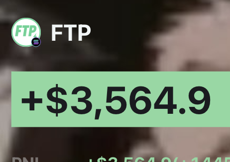 WeFmbl's tweet photo. Aped and ate.

$FTP

164.K > 12.2m https://t.co/NCd4cv6pqT