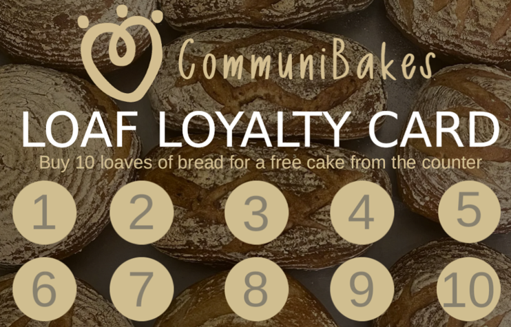 communibakes's tweet photo. Have you got one of our LOAF LOYALTY CARDS yet? Buy 10 loaves and get a free cake. Ts &amp; Cs apply. Ask instore for details TODAY! We’re open until 3pm and it’s TUESDAY! #communitybakery #southampton https://t.co/kUodebNI1v