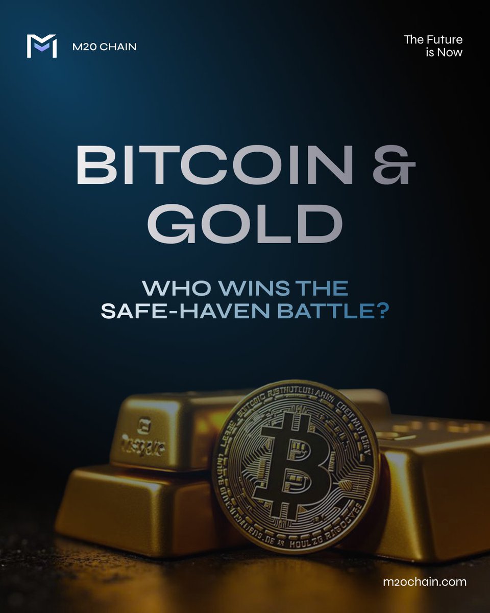 m20blockchain's tweet image. September 2025 is rewriting the rulebook.

#Gold just hit record highs as global investors flee uncertainty, but #Bitcoin isn’t quietly sidelined.

With institutional support rising and ETF inflows growing, #BTC is proving it can flex like digital gold. 

With one eye on rate…