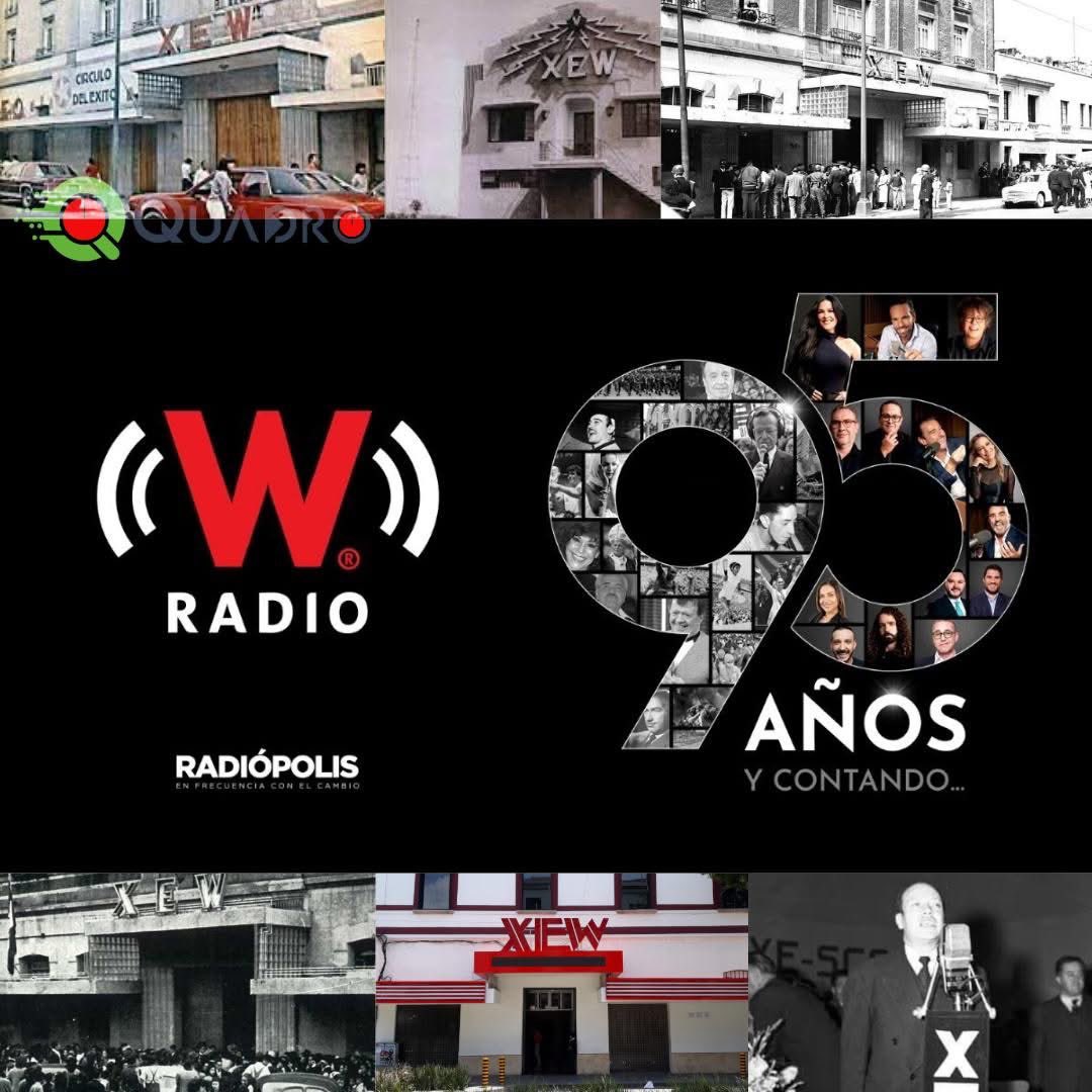 🎙️ W Radio cumple 95 años.
De la XEW a la voz que marcó a toda América Latina.
Un legado cultural que sigue vivo en la era digital.

📻 Una historia que sigue sonando 👇
🔗 quadro24.mx/w-radio-celebr…

#WRadio95Años #XEW #Radio