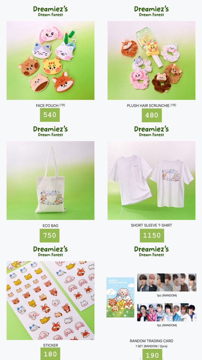 [หิ้ว] dreamiez pop-up dream forest 

ราคาตามในรูป มัดจำ 50%
เบื้องต้นหิ้วรอบ19-21 กย ของถึง 24กย
ถ้ายังหิ้วไม่ครบจะถามลูกค้ารอวอคอินอีกทีนะคะ

ค่าส่งemsเหมาๆ 40 บาท

รับจำนวนจำกัด สั่งทาง dm ได้เลยค่ะ

#ตลาดนัดnct #ตลาดนัดnctdream