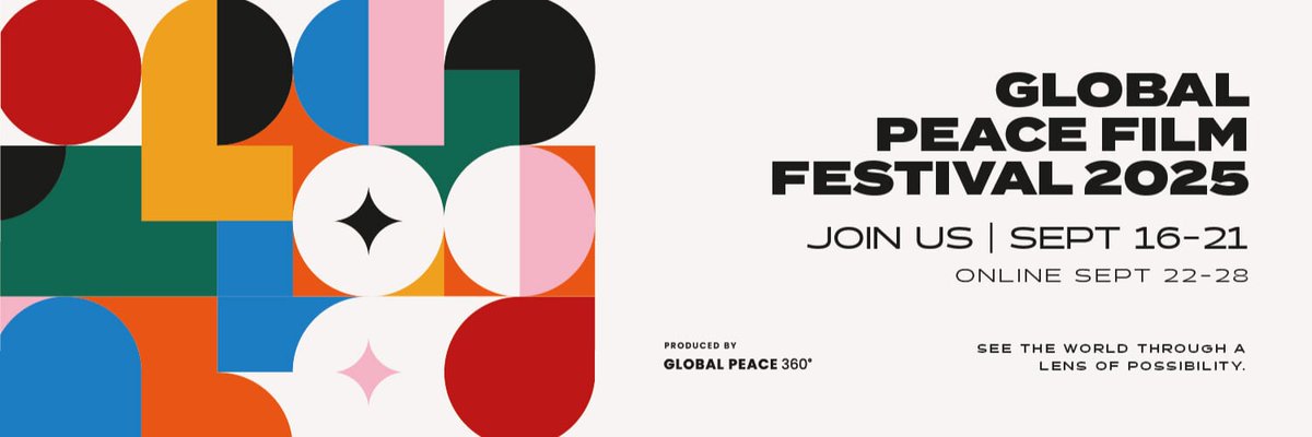 🌍🎬 Explore powerful short films about peace from around the world—FREE &amp; online! Produced by <a href="/GlobalPeace360/">Global Peace 360°</a>, the #GlobalPeaceFilmFestival’s "Free for All Shorts" runs Sept 22–28, streaming worldwide. Don’t miss this showcase of global storytelling 👉 peacefilmfest.org/free-for-all-s…