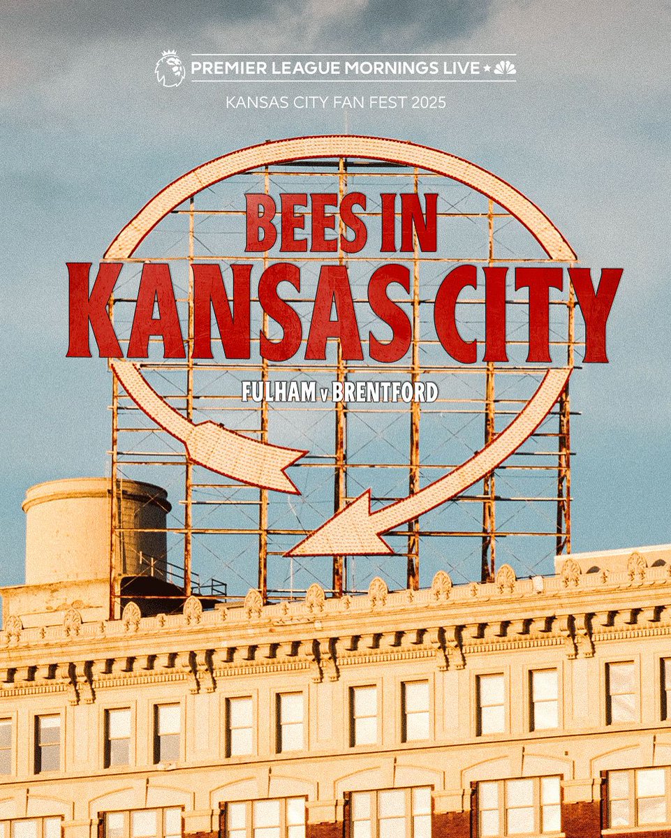 The Bees will be touching down in Kansas City for <a href="/premierleague/">Premier League</a> Mornings Live! <a href="/mrmarcusgayle/">Marcus Gayle</a> and <a href="/joshdasilva_/">Joshua Dasilva</a> will be representing Brentford on the ground and can’t wait to be with you all 🐝 🫶
 
See you in Kansas Bees! 🇺🇸