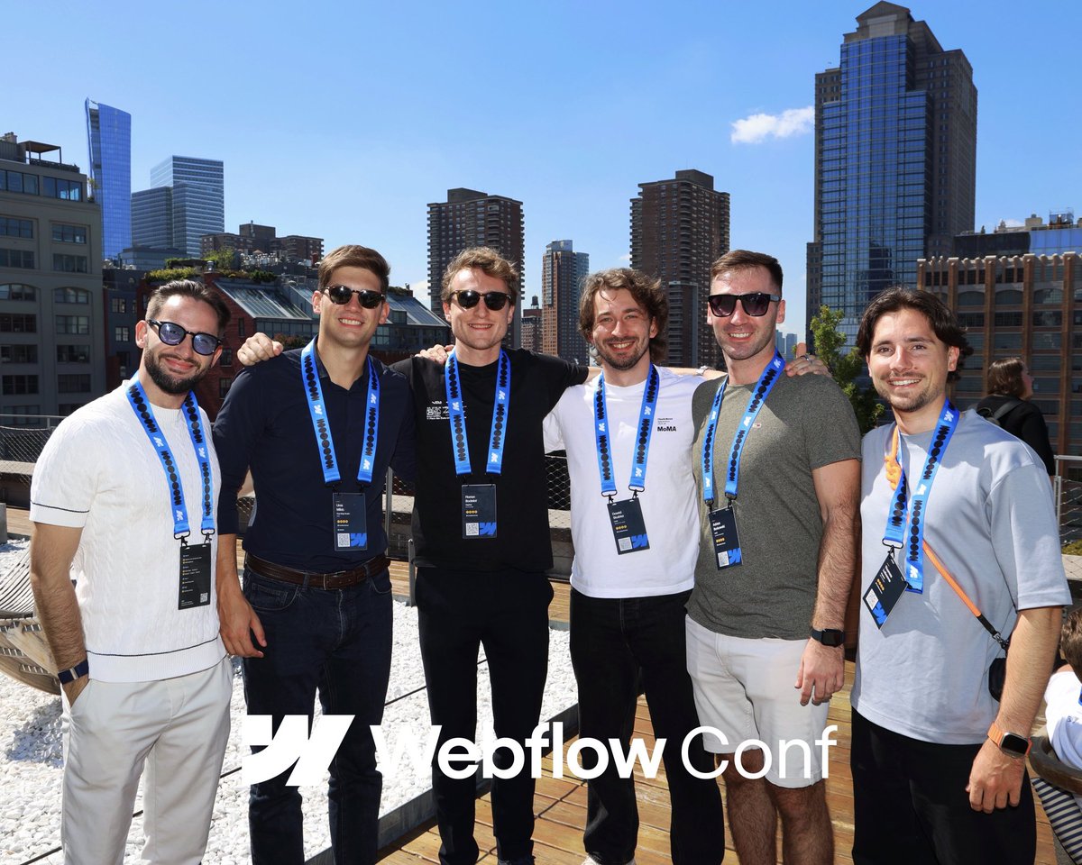 From FLOWconf earlier this year, to WebflowConf now.
Always great to see you guys 🇷🇸🇵🇱🇫🇷🇺🇸