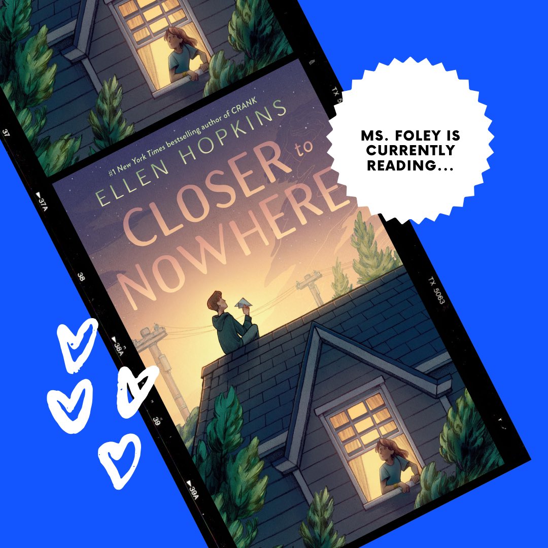 School Year Read # 4 #msfoleyiscurrentlyreading #audiobooklove #bookstagram #librarylife #read #ellenhopkins