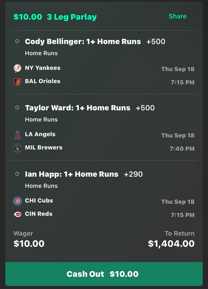 paidodee's tweet image. 7 O’clock Lay 
#MLBPicks #MLB #HR